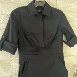 Ann Taylor Black Dress Size 0P